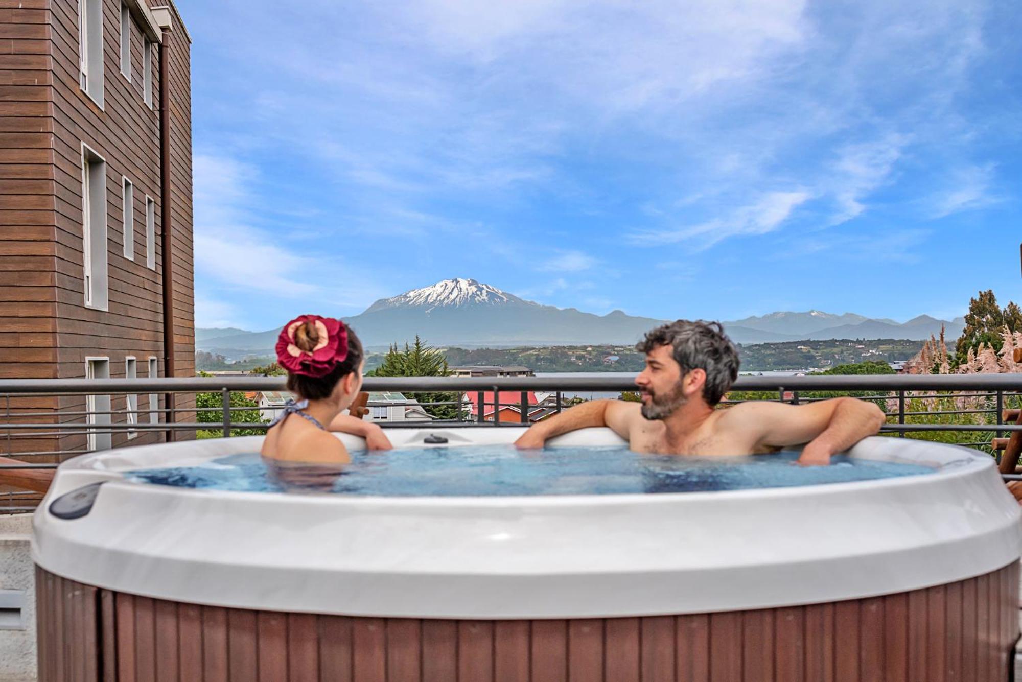 Exquisito Depa Con La Mejor Vista Al Lago Y Tinaja Puerto Varas Exterior photo