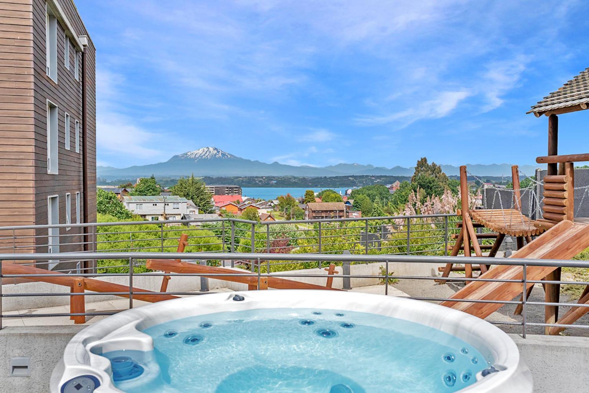 Exquisito Depa Con La Mejor Vista Al Lago Y Tinaja Puerto Varas Exterior photo
